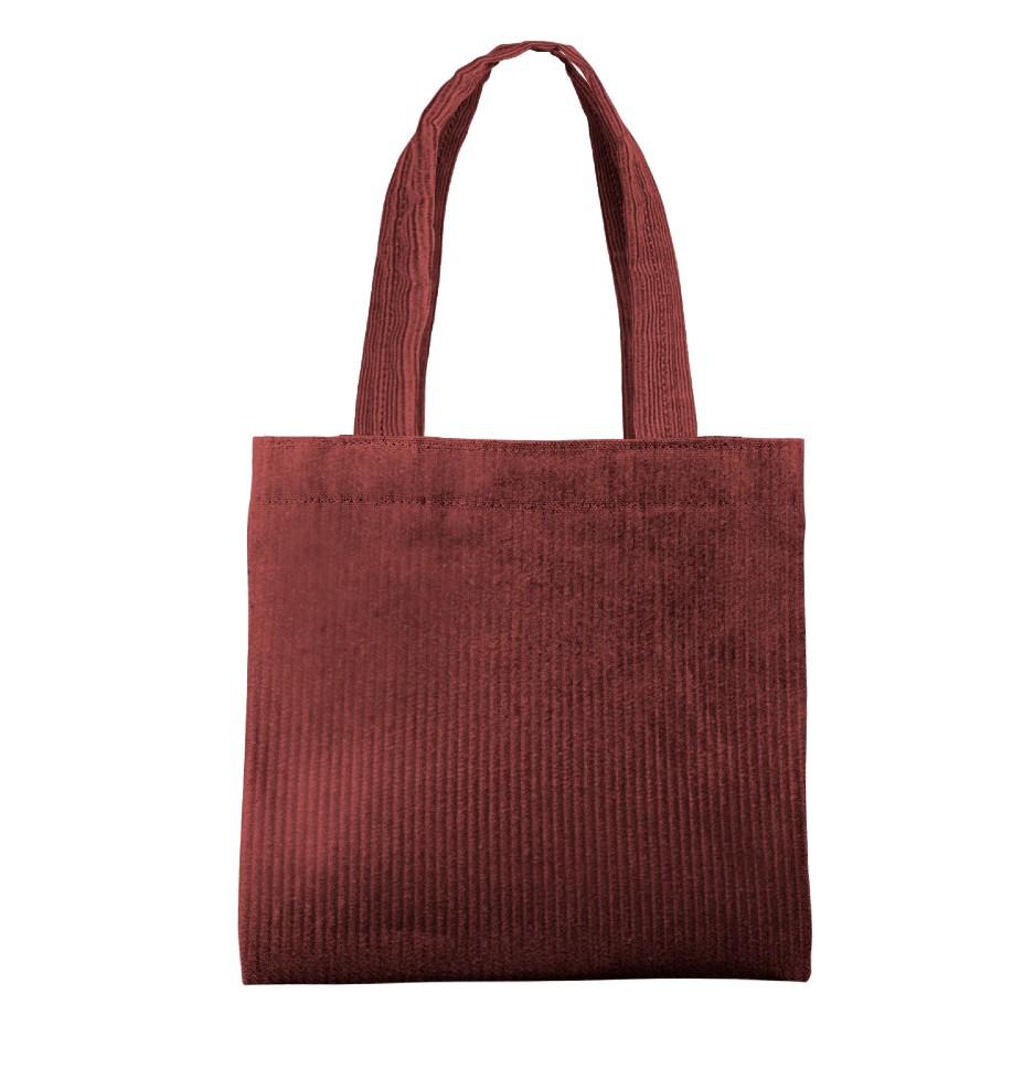 Mini Corduroy Tote Bag - Custom Branded Promotional Corduroy Tote