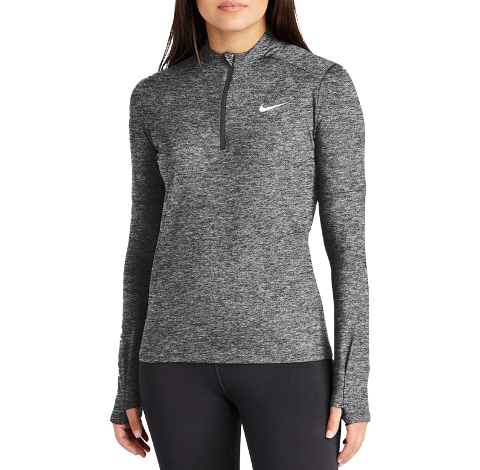half zip pullover women's nike