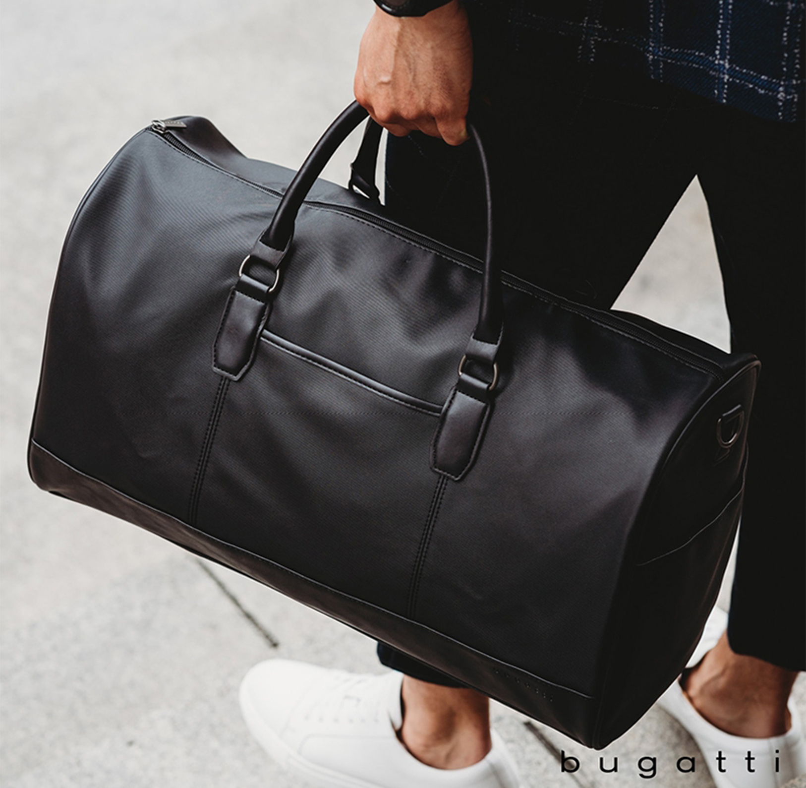 Bugatti Gin & Twill Duffel Bag - Custom Branded Promotional Duffel Bags ...