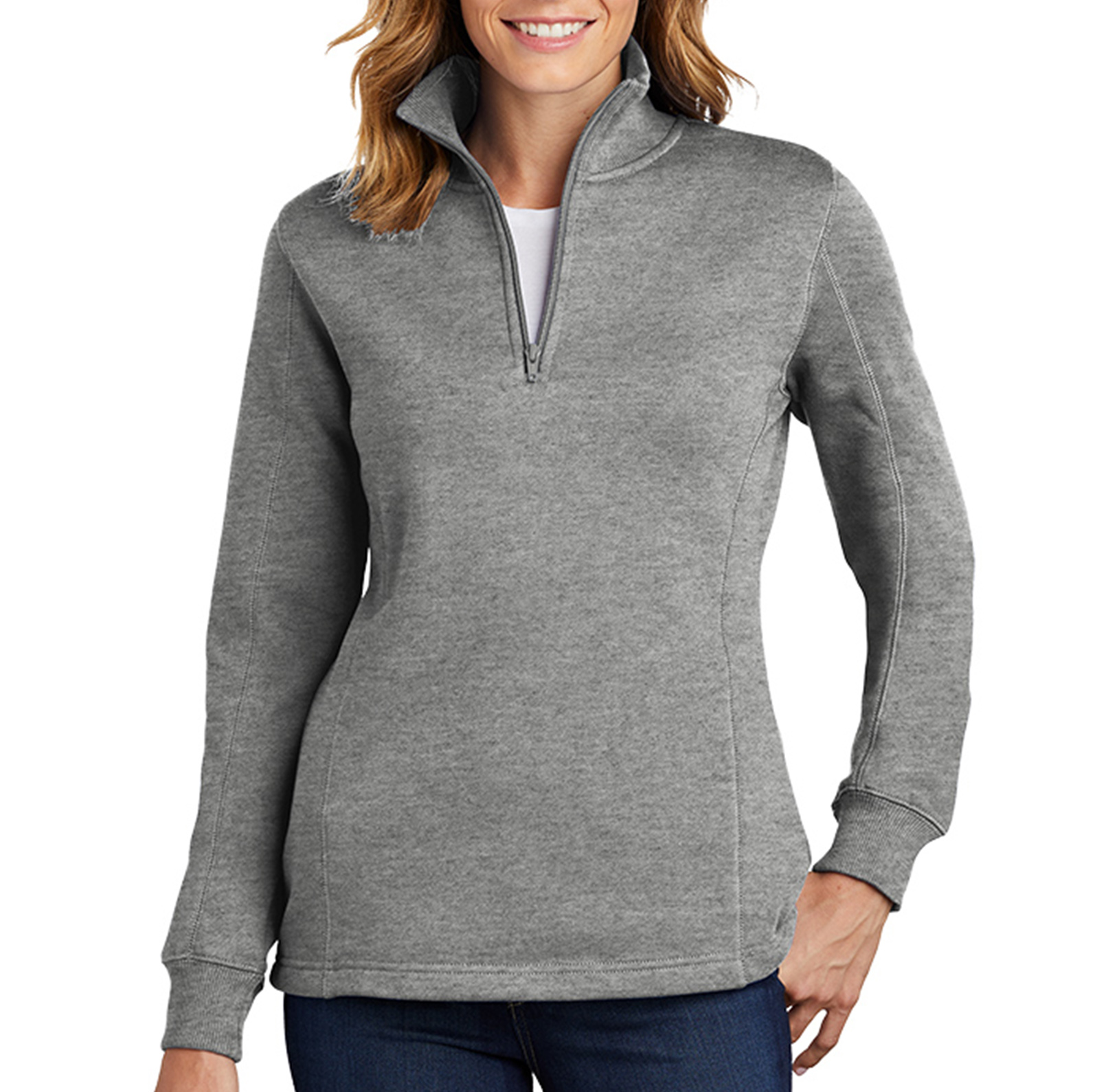 Sport-Tek Women's Quarter-Zip Sweatshirt - Custom Branded Promotional ...