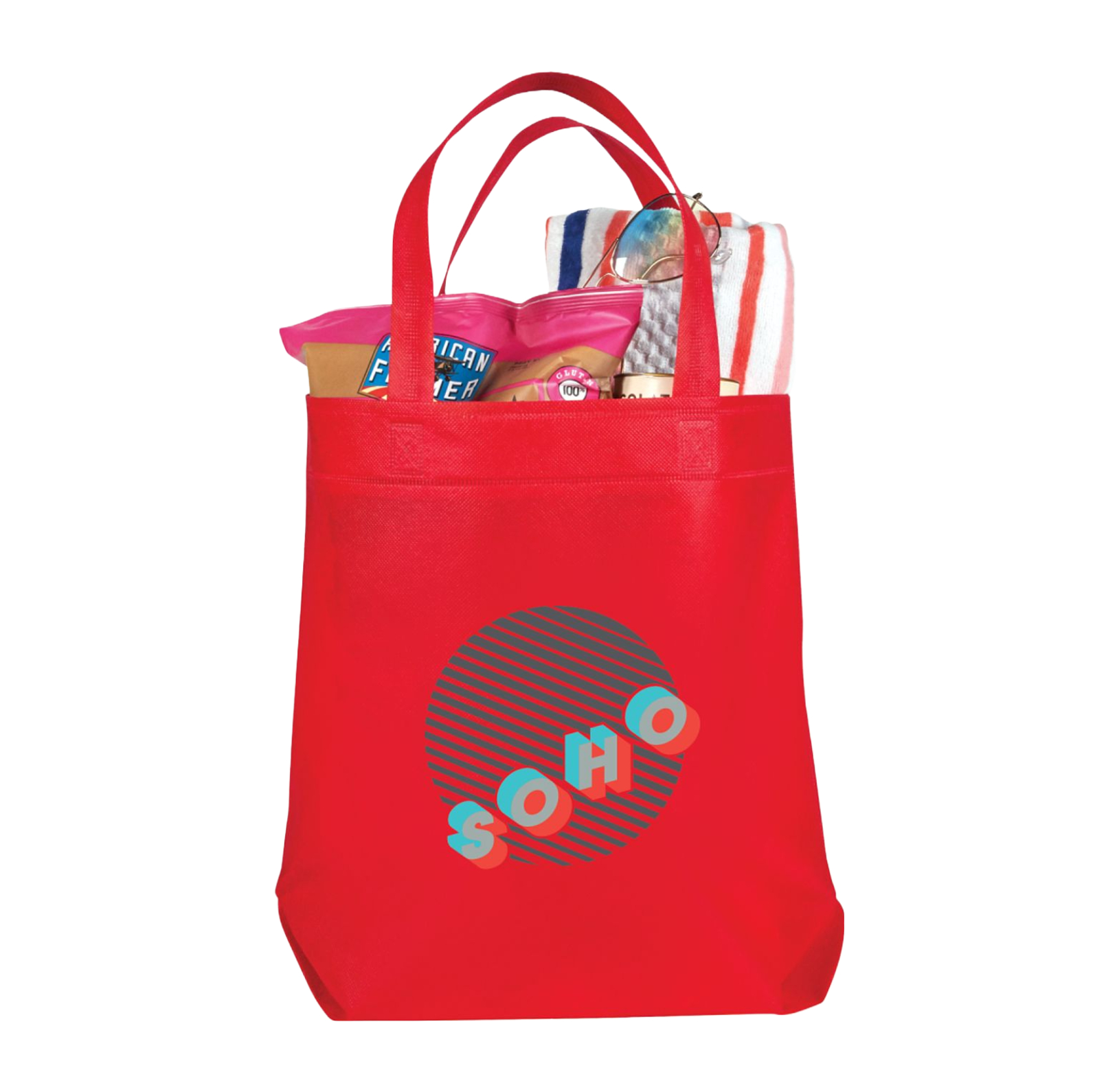 Challenger Non-Woven Shopper Tote Bag - Custom Branded Promotional