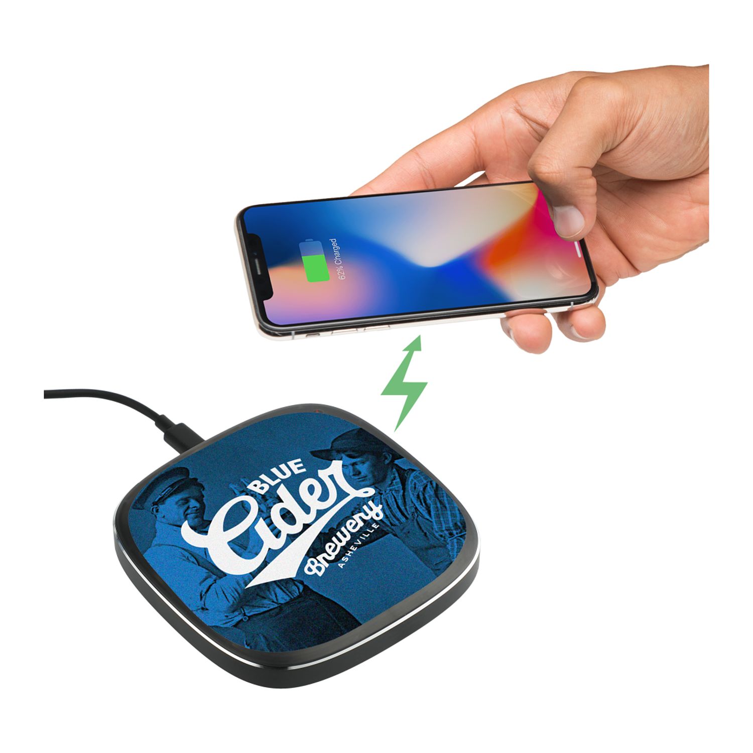 Recon 15W Wireless Pad - Custom Branded Promotional Chargers - Swag.com