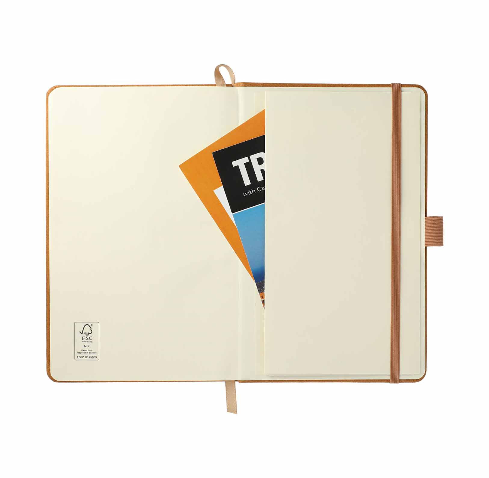 Recycled Leather Notebook Custom Branded Promotional Notebooks