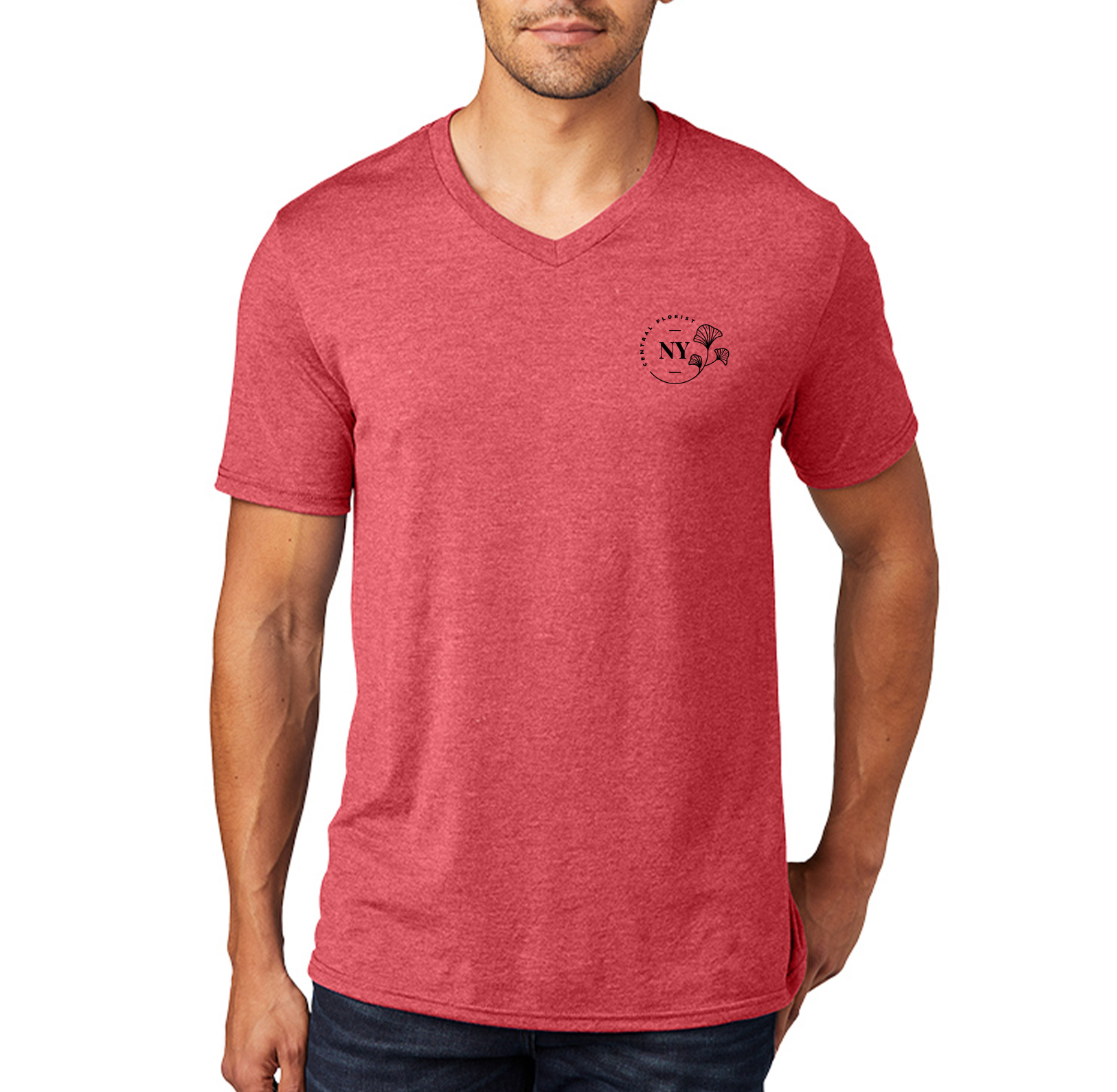 District Unisex Perfect V-Neck T-Shirt - Branded Promotional Custom ...