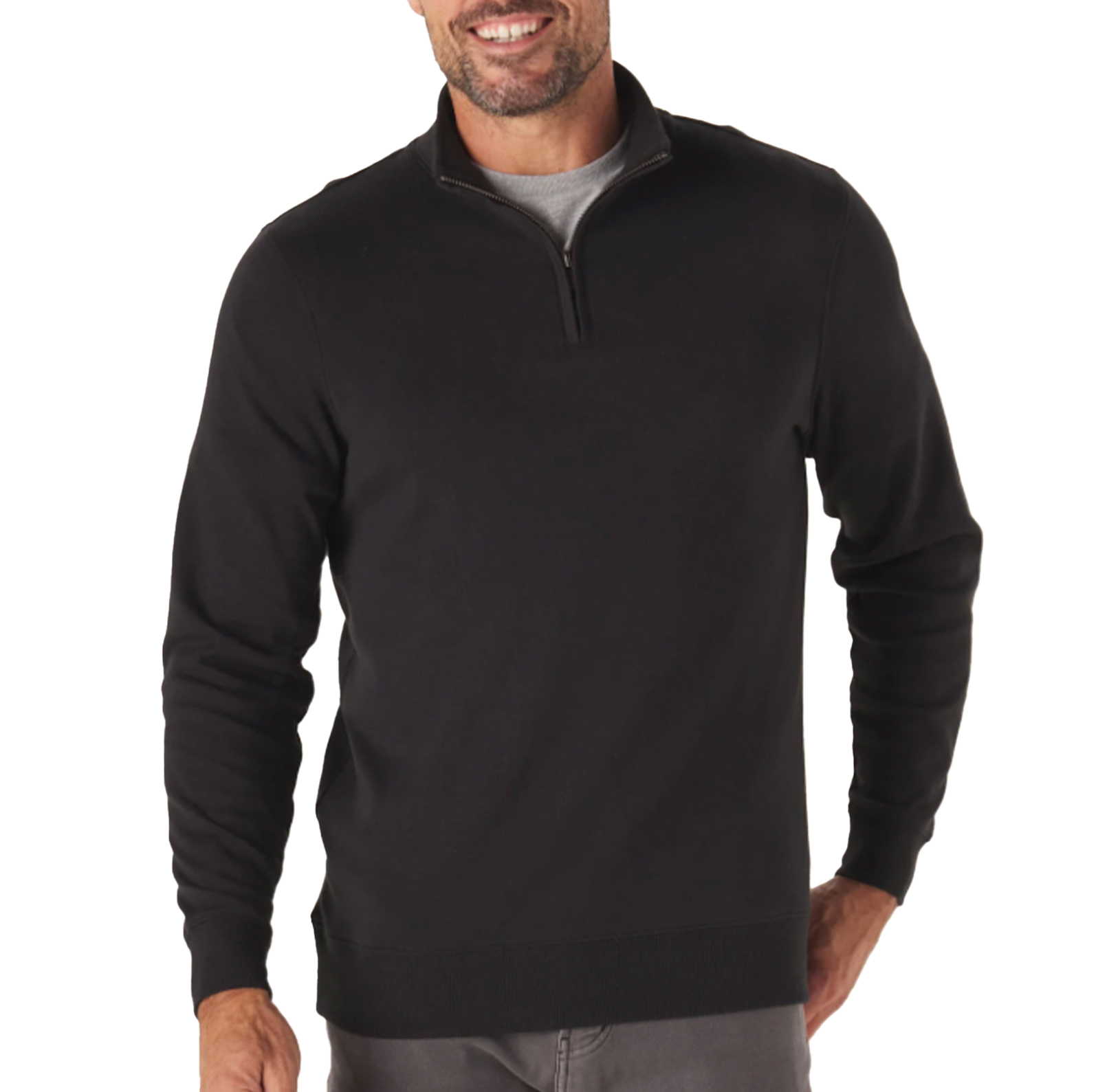 Normal Zip The Normal Brand Men's Puremeso Weekend Quarter-Zip Pullover - Branded ...