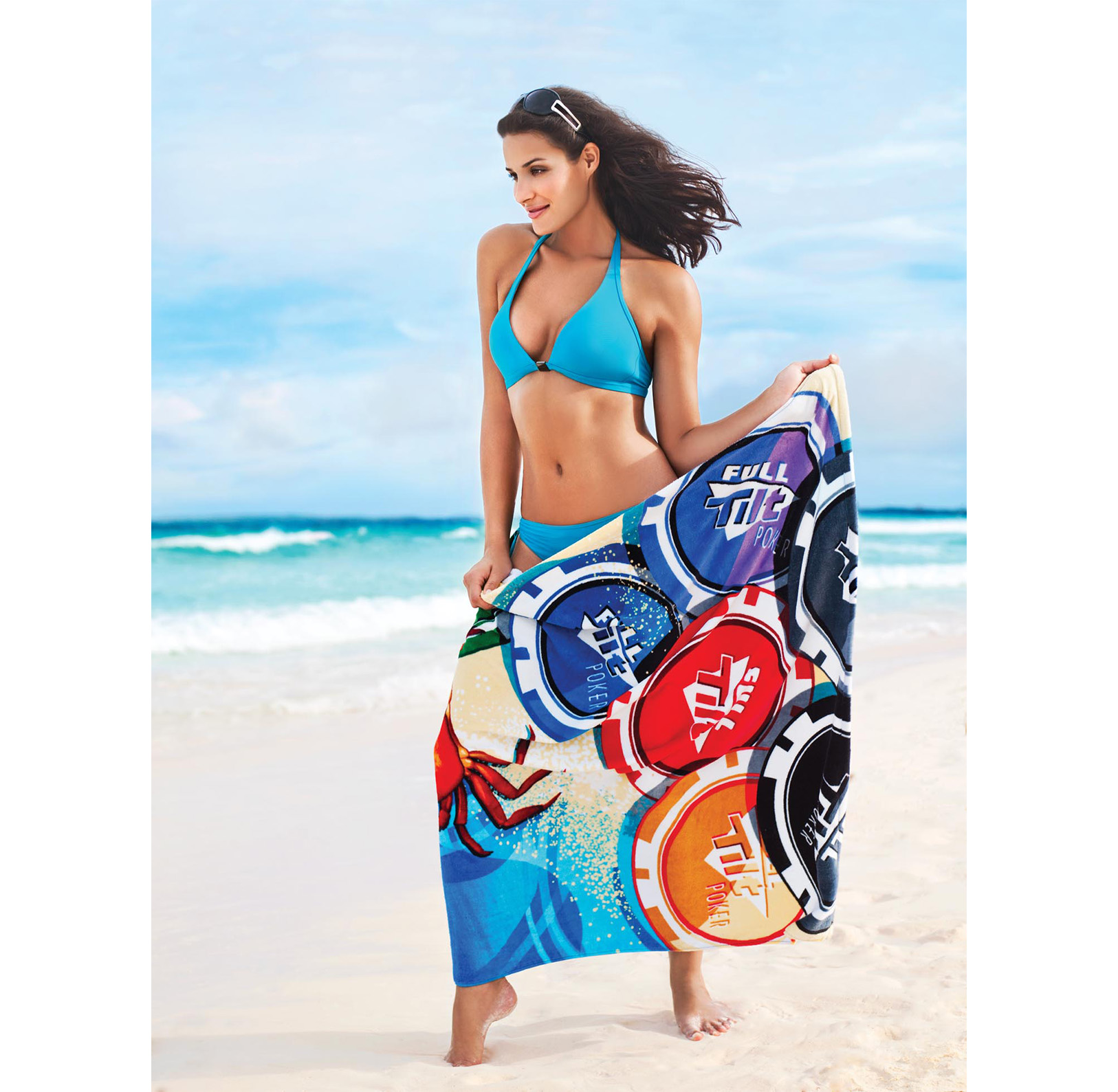 Custom Standard Beach Towel Custom Branded Promotional Beach Towels