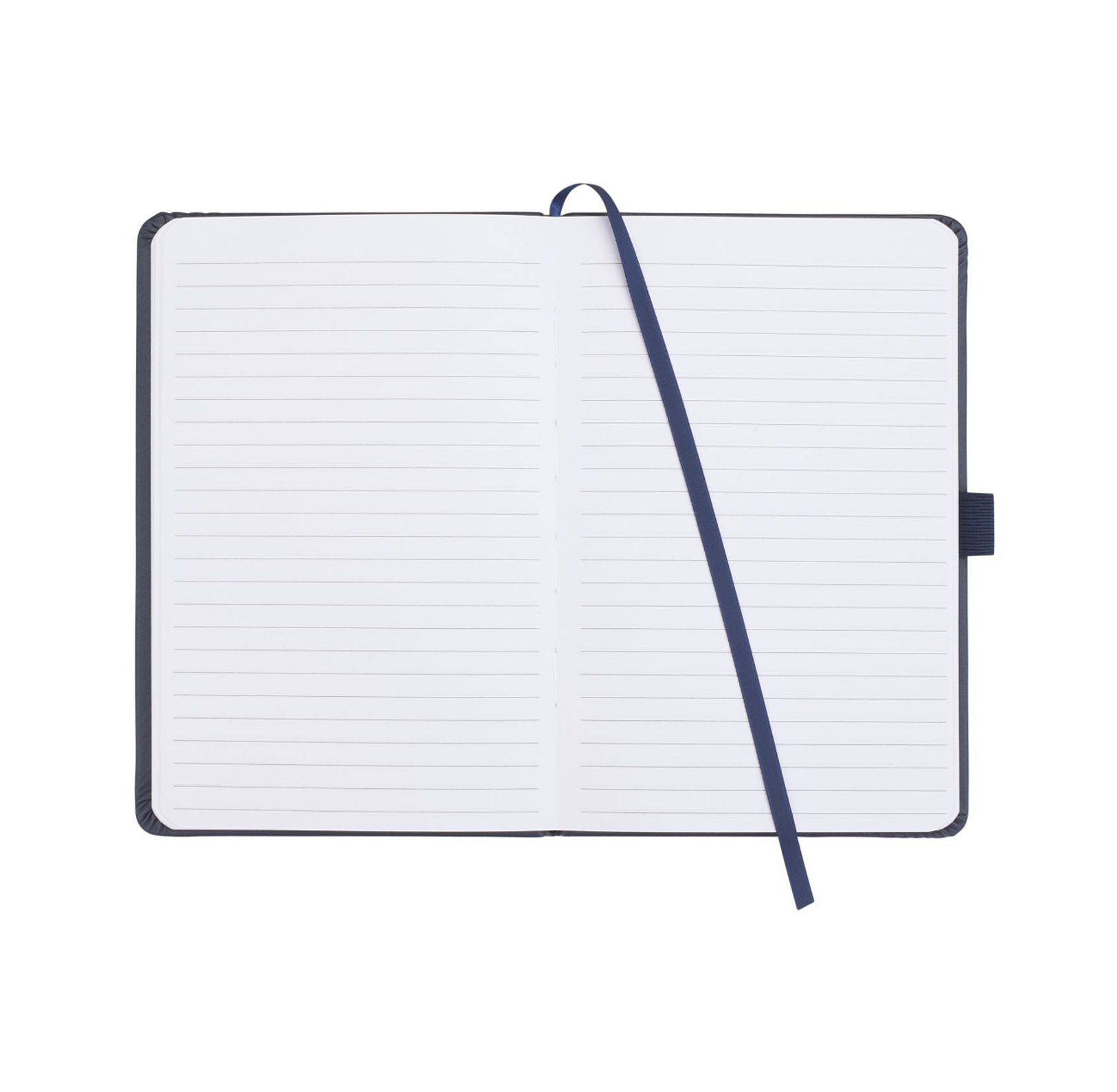 JournalBook 5.5'' x 8.5'' Leather Bound Journal - Branded Promotional ...