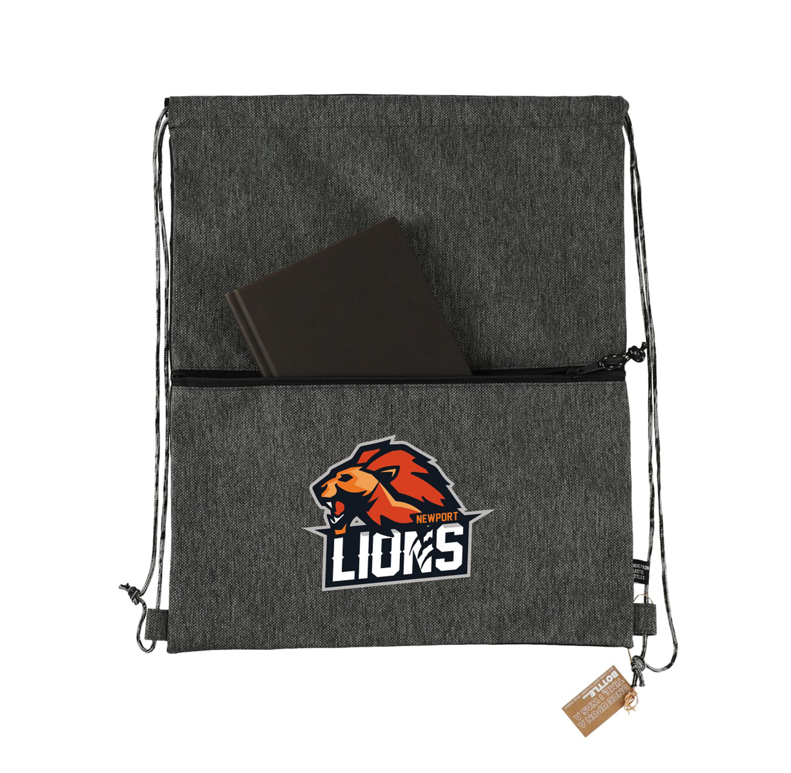 Vila Recycled Drawstring - Branded Promotional Custom Bags - Swag.com