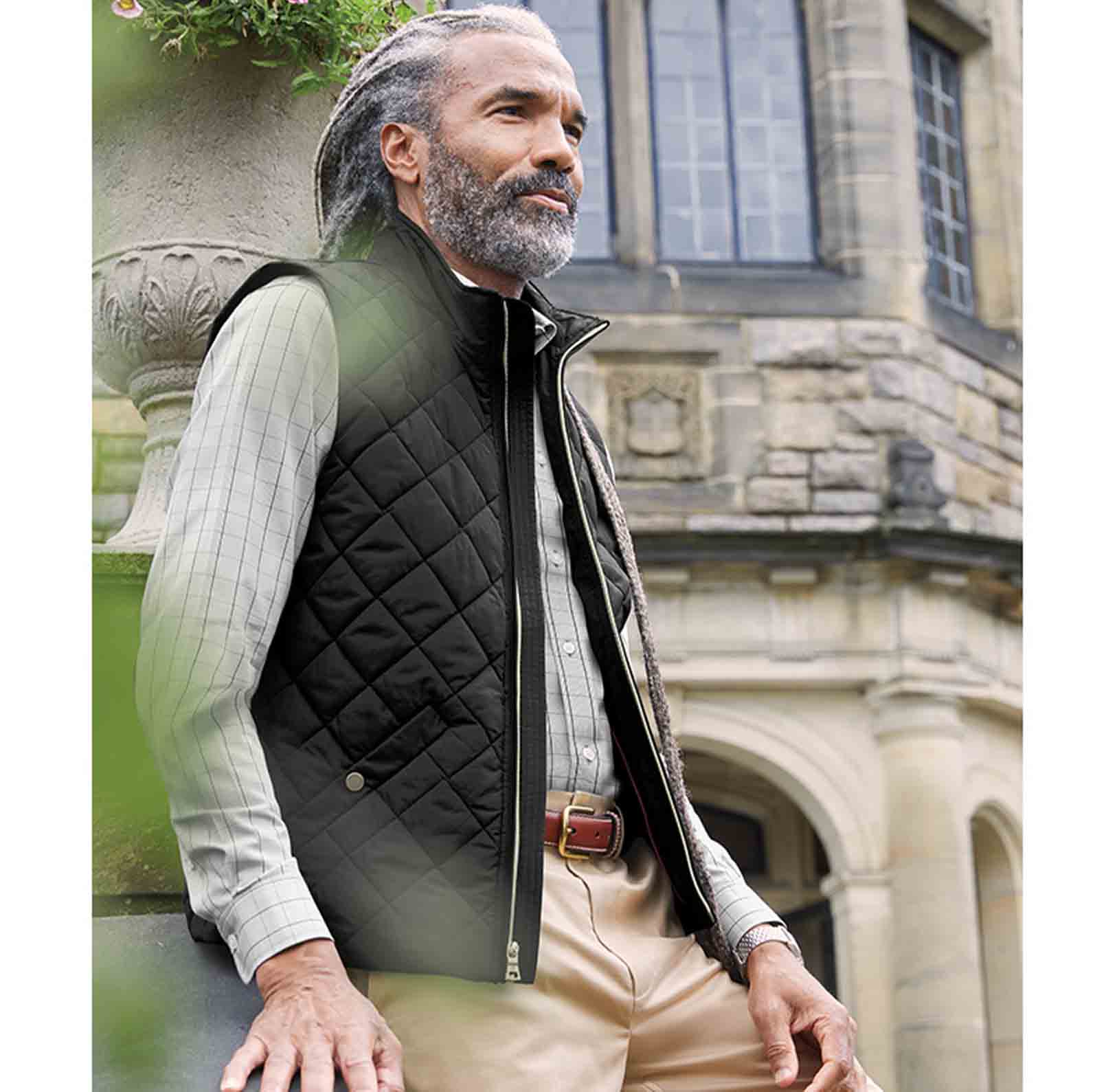 BROOKS BROTHERS 1980年代のOdd Vest BB18602_Black_White_8d1f5b8c-