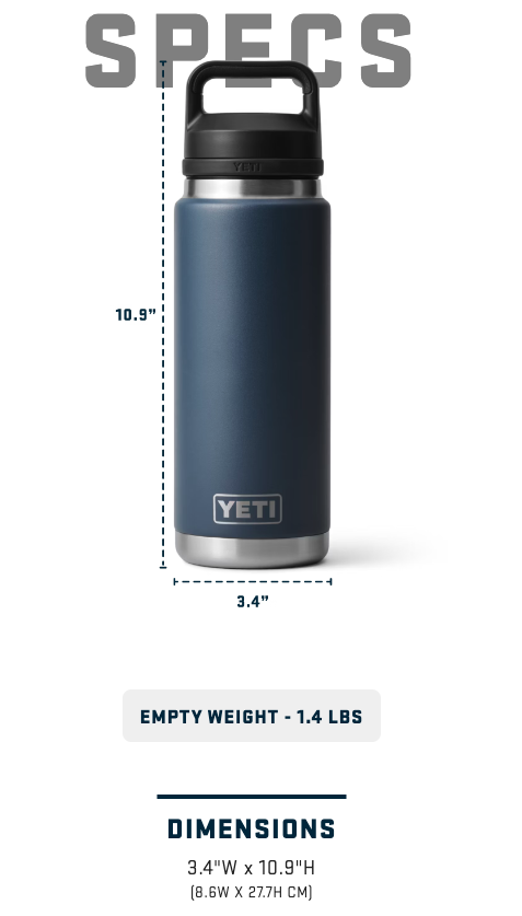 YETI rambler bottle 26oz ステッカー付き YETI rambler bottle 26oz ステッカー付き