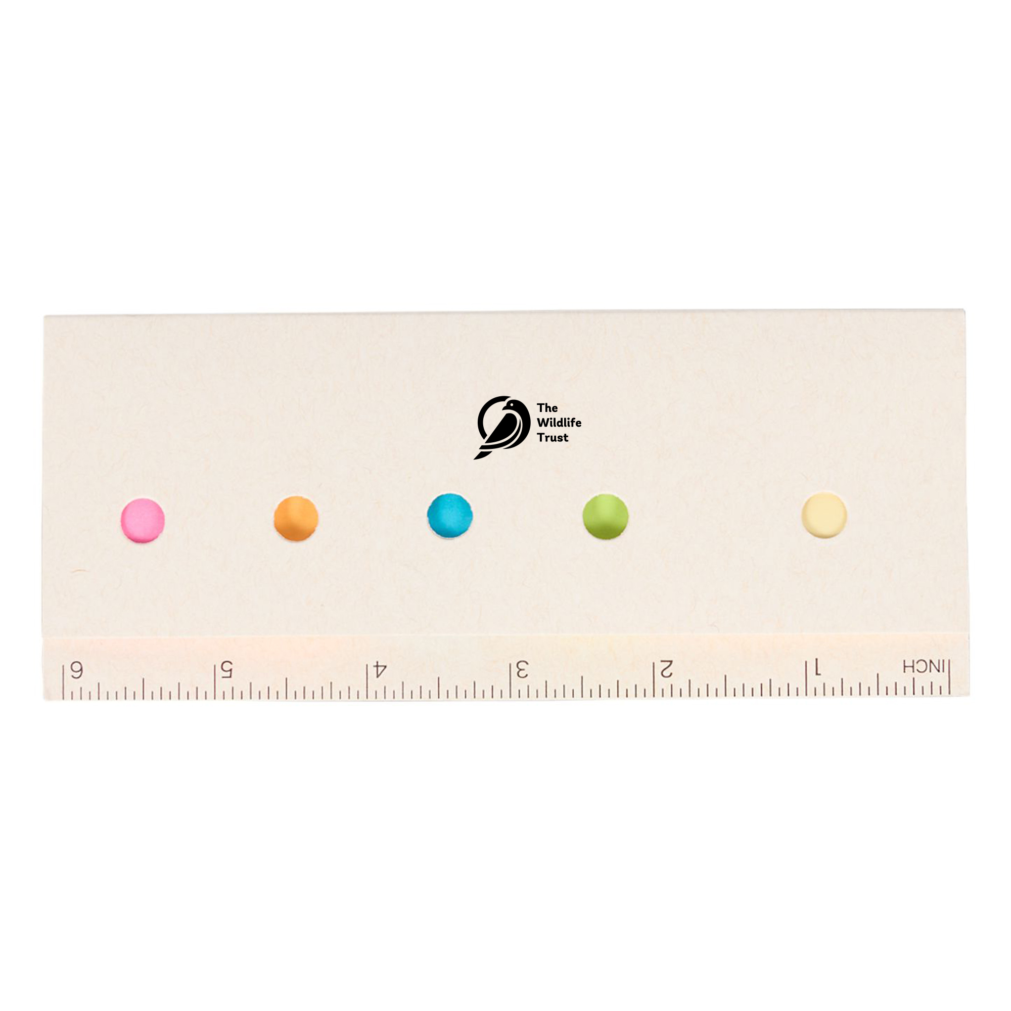 Small Ruler Pad Recycled Milk Carton Sticky Notes & Ruler Pad - Custom Branded ...