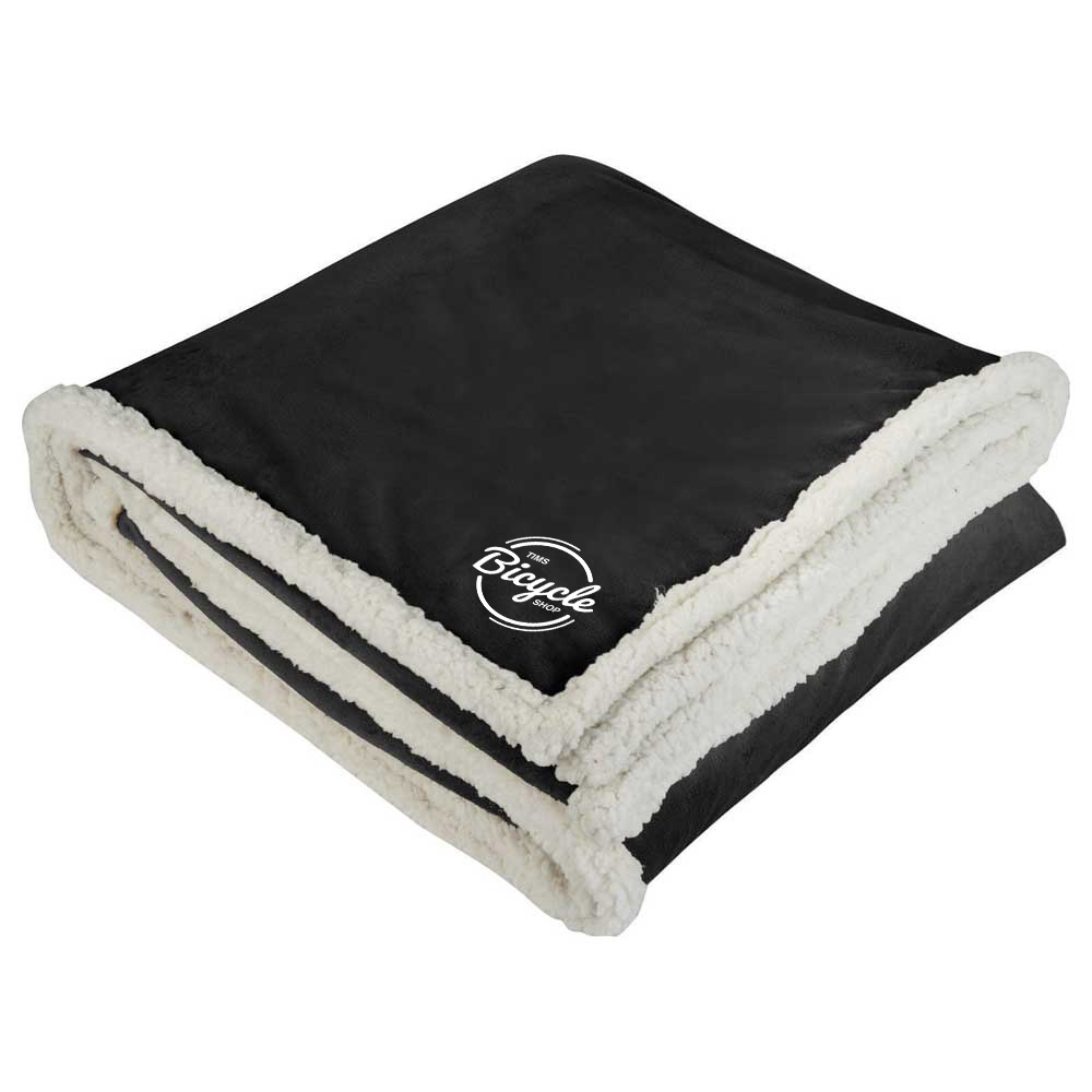 White 2024 sherpa blanket