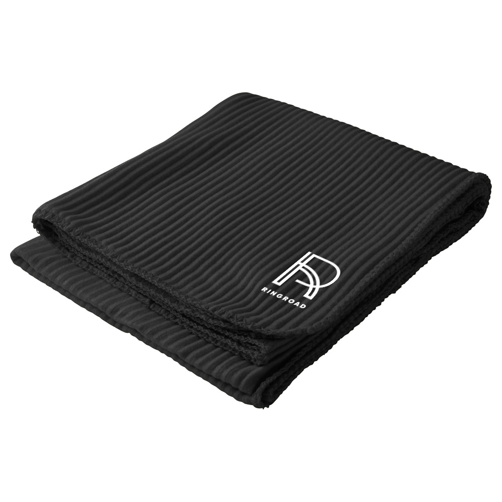 Ribbed Blanket Custom Branded Promotional Blankets