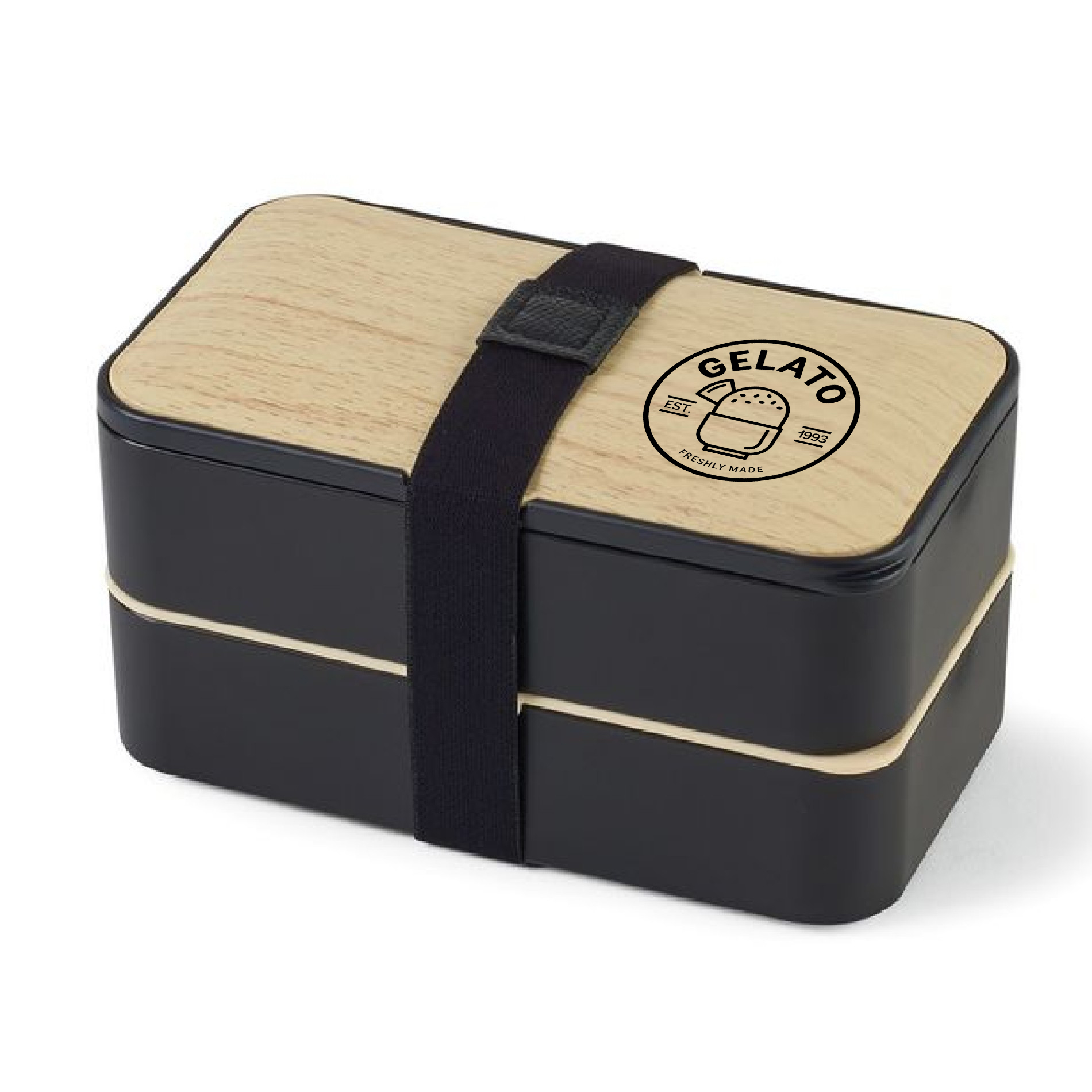 Stackable Promotional Bento Box w/ Utensils | Promo Lunch Boxes | ePro