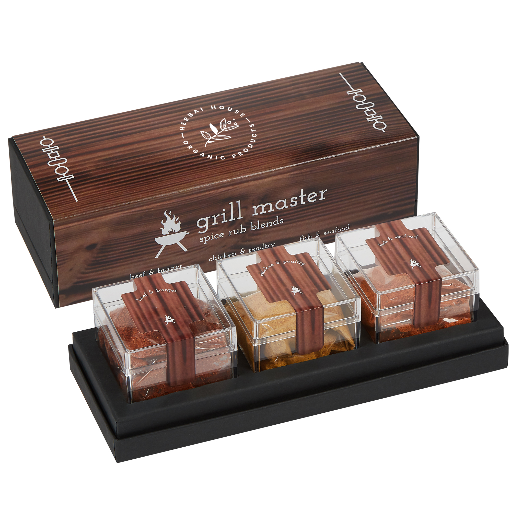 Spice Rub Set Spice Rub Set of 3 - Custom Branded Promotional Food - Swag.com