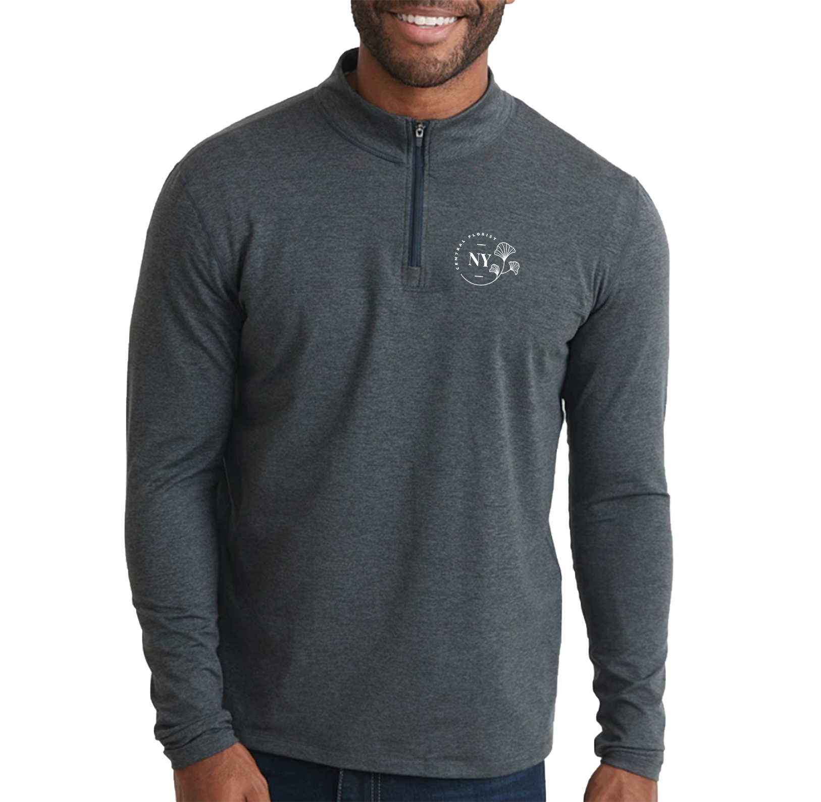 Marine Layer Men's QuarterZip Pullover Custom Branded Promotional