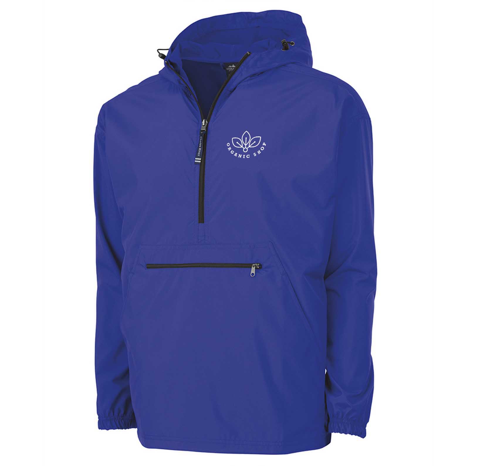Charles River Unisex Pack-N-Go Pullover Jacket - Custom Branded