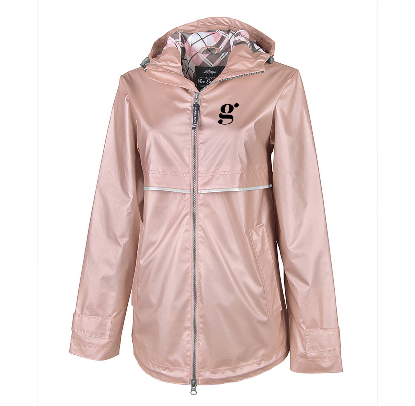 Branded sales rain coat