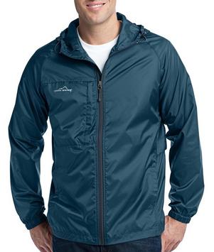 Eddie Bauer Unisex Wind Jacket, a blank packable nylon shell