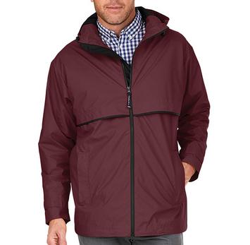 Charles River Men's New Englander Rain Jacket custom branded swag