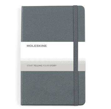 Moleskine Medium Hardcover Notebook with custom logo deboss