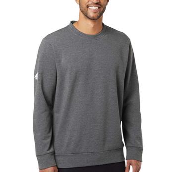 Adidas Unisex Fleece Crewneck Sweatshirt, custom branded
