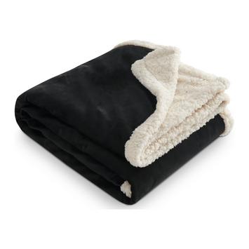 a folded Field & Co. sherpa blanket
