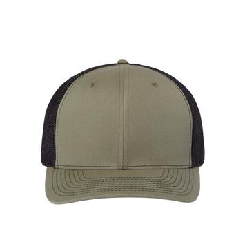 Richardson R-Flex adjustable trucker hat with structured mesh back
