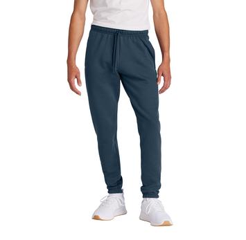 Port & Company Fleece Sweatpants in dark heather grey