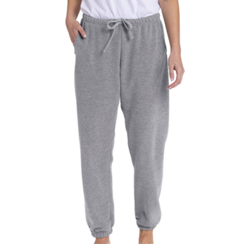 Next Level Apparel Women's Laguna Sueded Sweatpants in heather gray