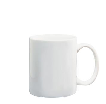 11 Oz. White Ceramic Mug with a printed company logo