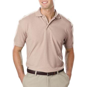 Blue Generation Men's Soft Touch Pique Polo Shirt with embroidered logo