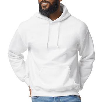 Gildan unisex DryBlend pullover hoodie with front pouch pocket